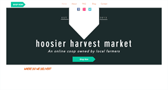 Desktop Screenshot of hoosierharvestmarket.com